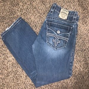 Men’s Rock Revival Straight Jeans